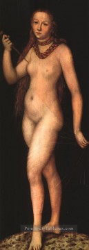 Lucretia Renaissance Lucas Cranach l’Ancien Peinture à l'huile